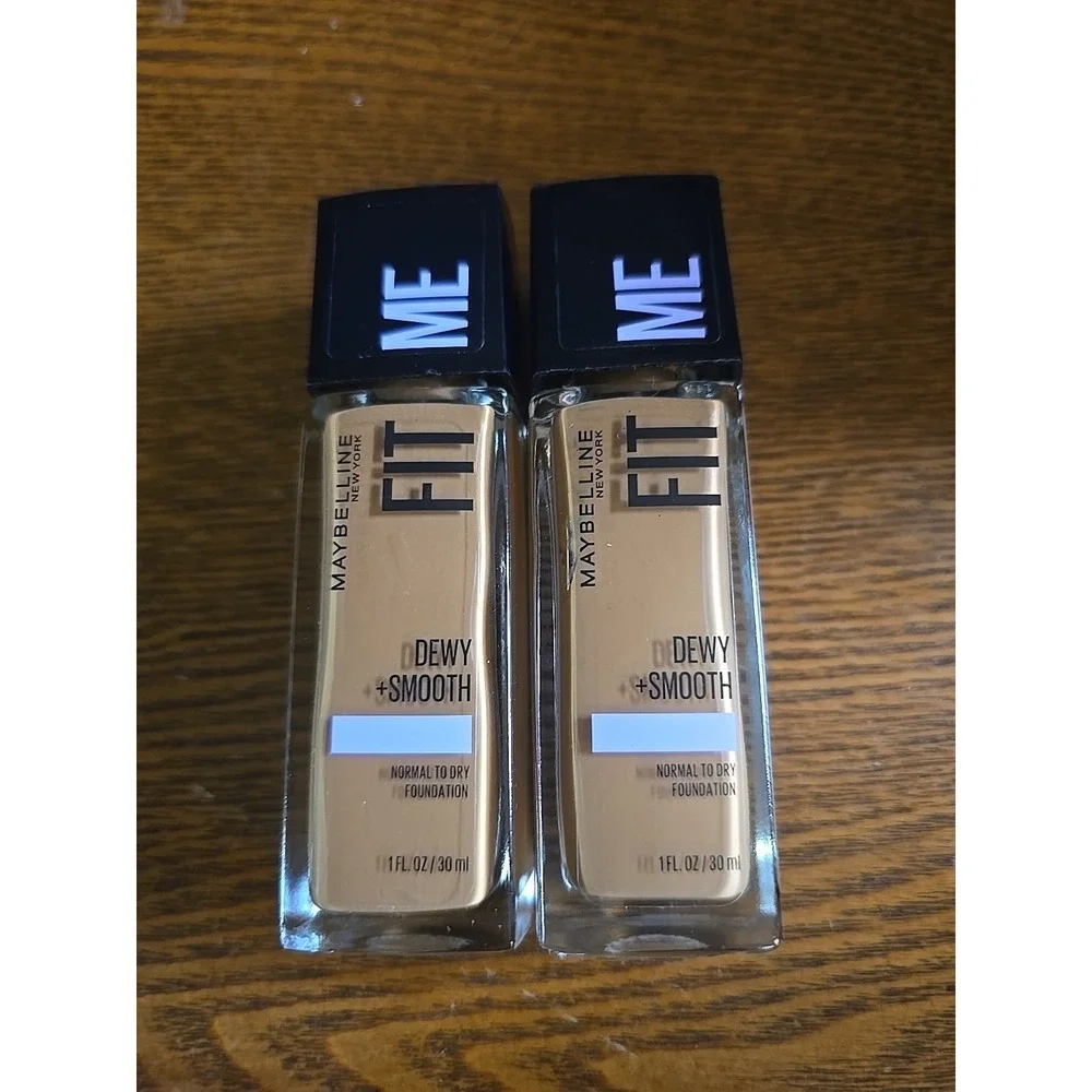 2 Pack: Maybelline Dewy &‎ Smooth Fit Me Liquid Foundation *330 Toffee* (NN3442)